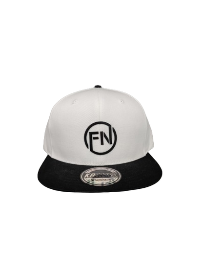 FN white/black cap