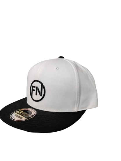 FN white/black cap